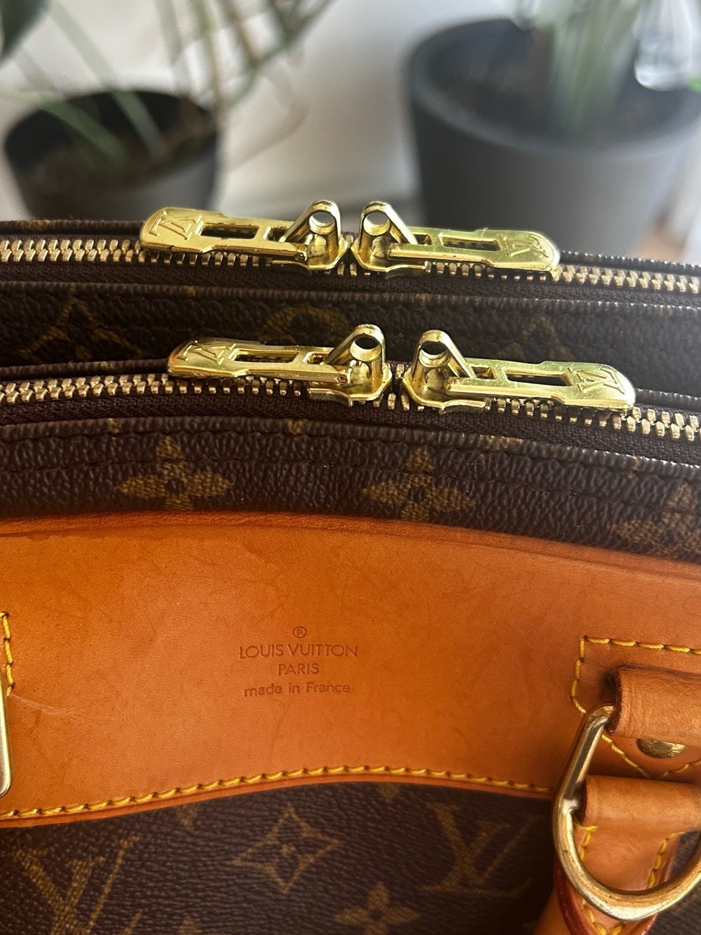 Louis Vuitton Brown Monogram Canvas Duffel with Vachetta Leather Trim - Picture 5 of 11